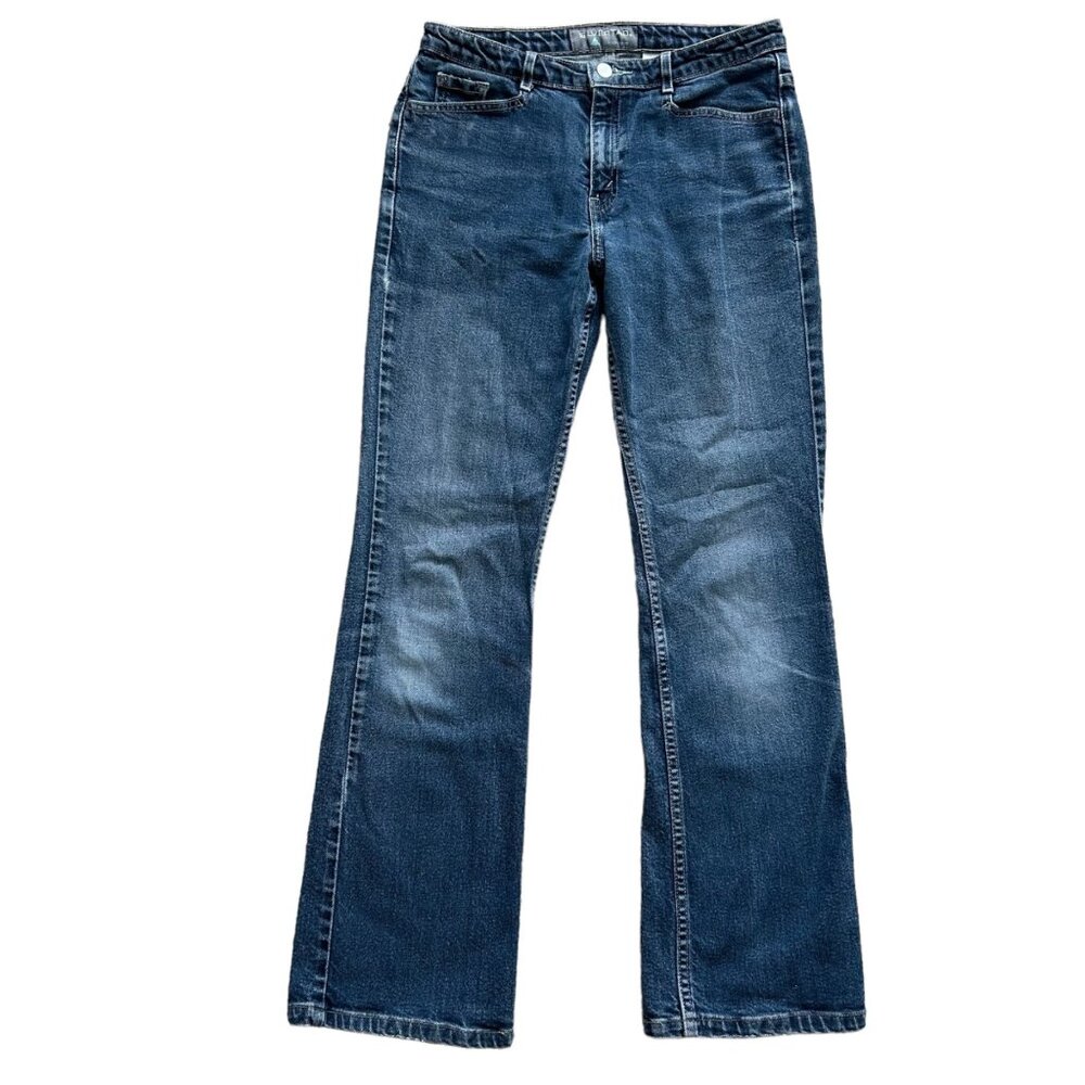 Vintage Levi's Jeans Womens 7 M Silvertab Blue Straight Leg Y2K Stretch Denim